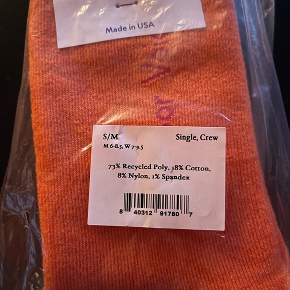 Outdoor Voices OV Comfort Sock Orange - Picture 5 of 5